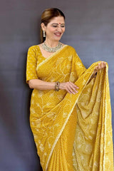 Yellow Saree