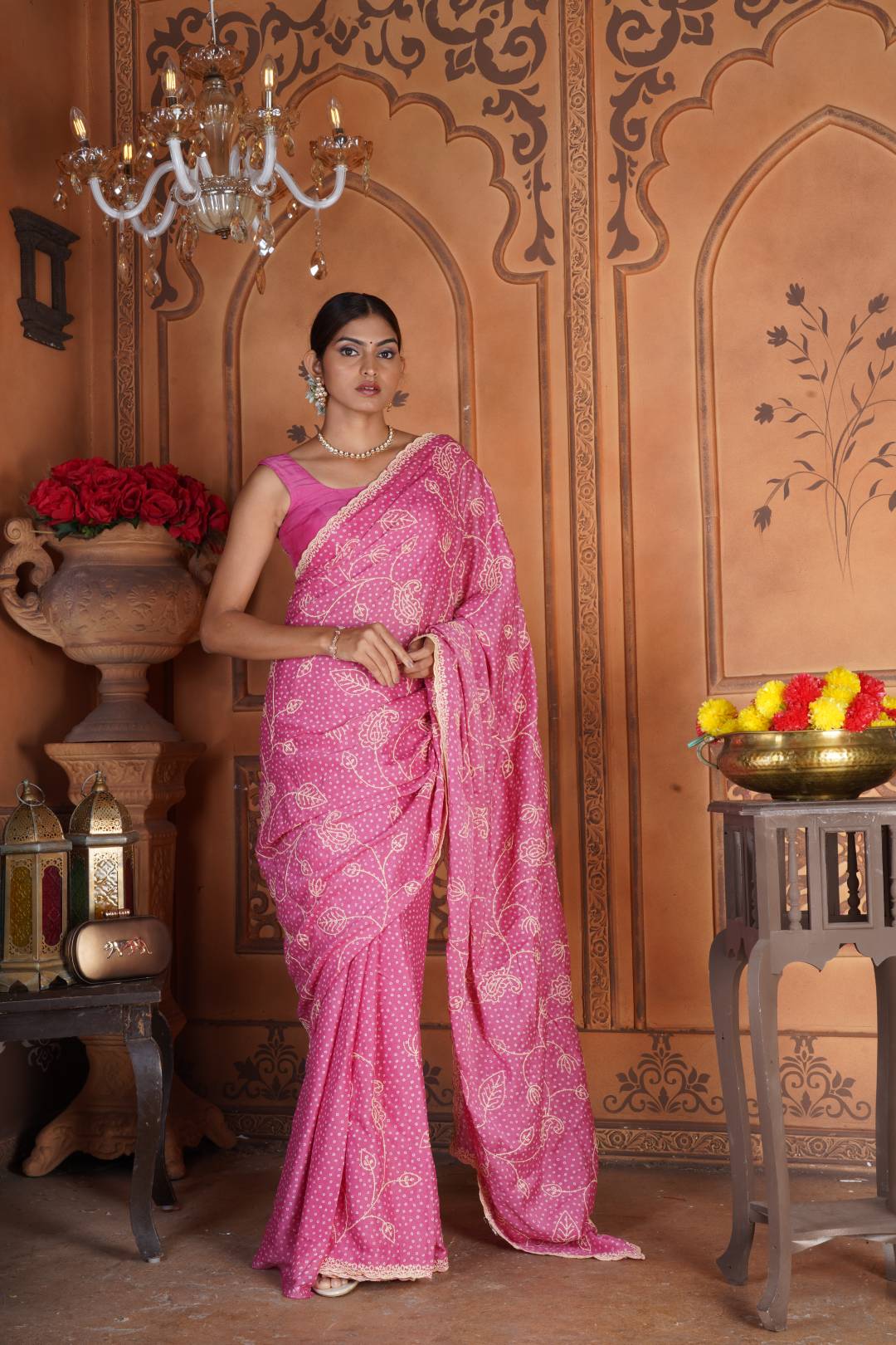 Gulabi Saree